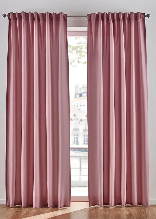 Draperie opacă din microfibre (set/2 buc.)