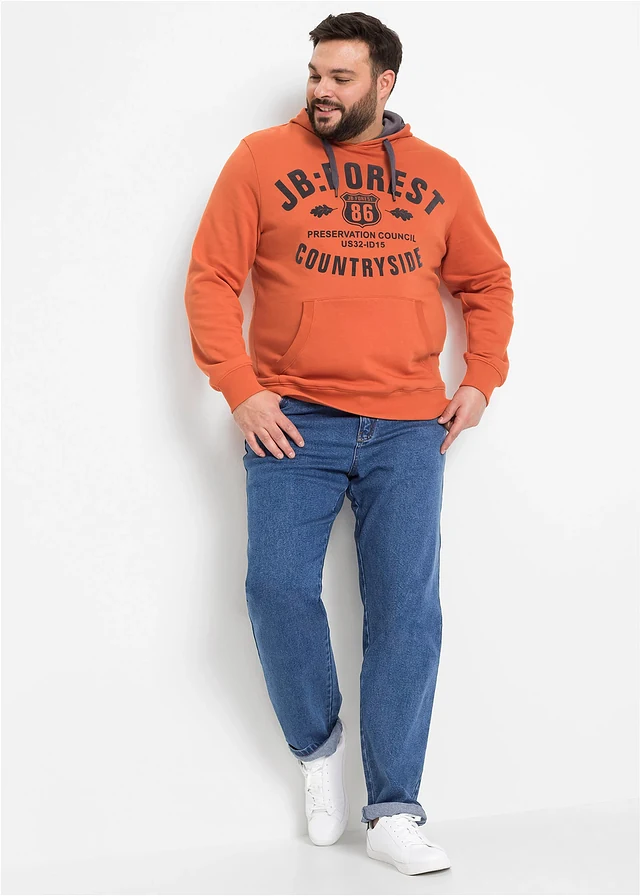 Classic fit jeans, straight, Kleur: blauw denim