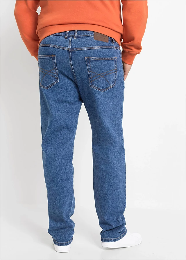 Džíny Classic Fit, Straight, barva: modrý denim