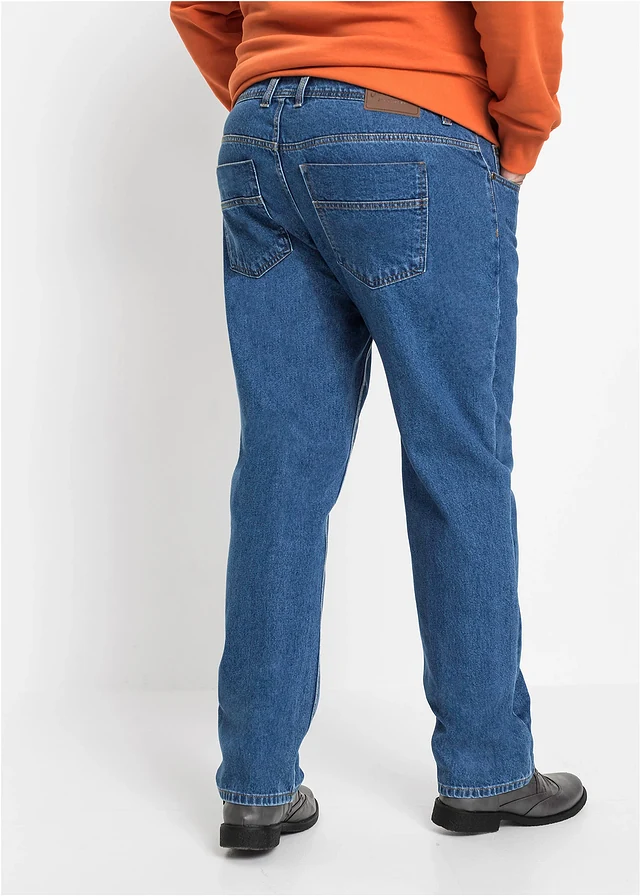 Jean droit, regular, Couleur: bleu denim