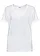 Tričko s výstřihem do V, barva: bílá