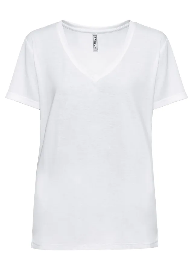 Tričko s výstrihom do V