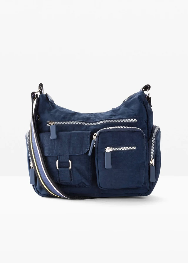 Kabelka crossbody s vonkajšími vreckami