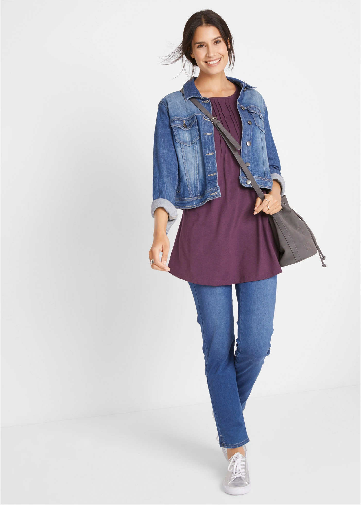 T-shirt évasé • sureau • Boutique bonprix