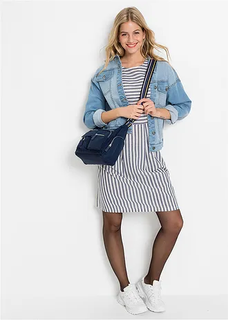 Geantă de umăr cu buzunare exterioare • bleumarin • magazin bonprix