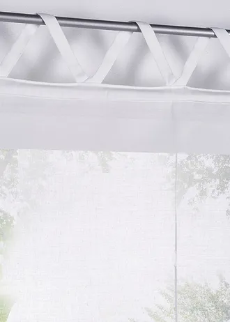 Zavazovací roleta ve lněném vzhledu • krémová • bonprix obchod