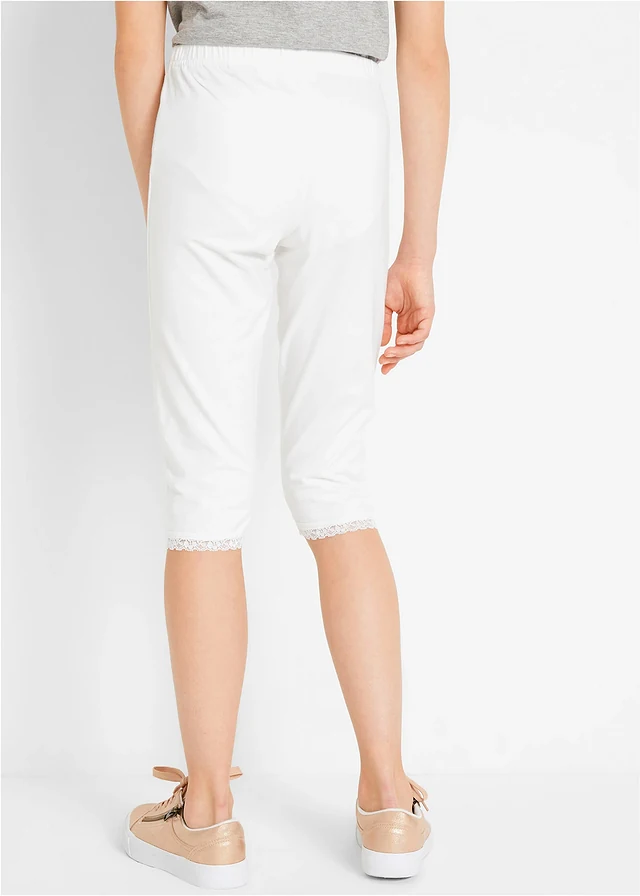 Lot de 2 leggings corsaire, Couleur: rose clair + rose magnolia