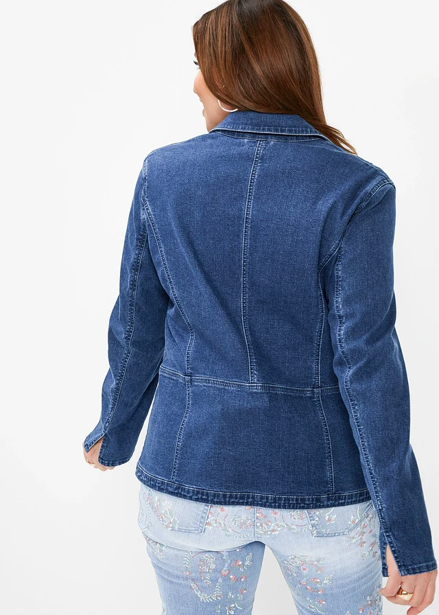 Spijkerjas, Kleur: blauw denim