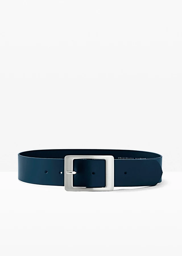 Ceinture en cuir, Couleur: bleu foncé
