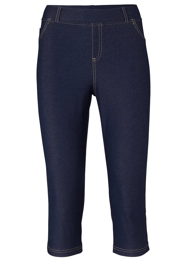 Capri legíny v džínsovom vzhľade