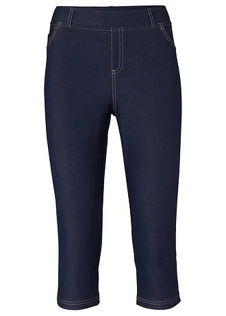 Capri legging in denim look