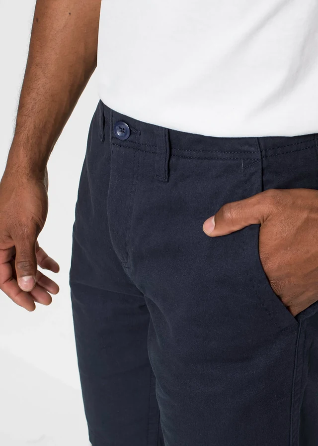 Bermuda chino 100% coton, regular • bleu foncé • product-page.page-title-suffix