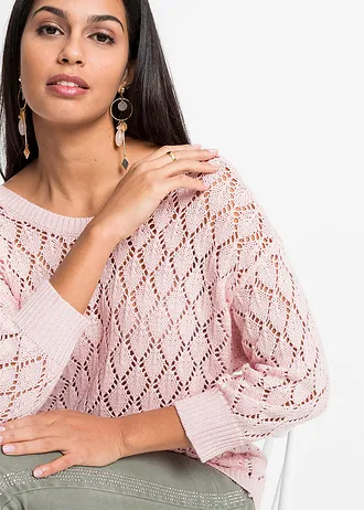 Trui van ajour • zacht roze • bonprix online shop