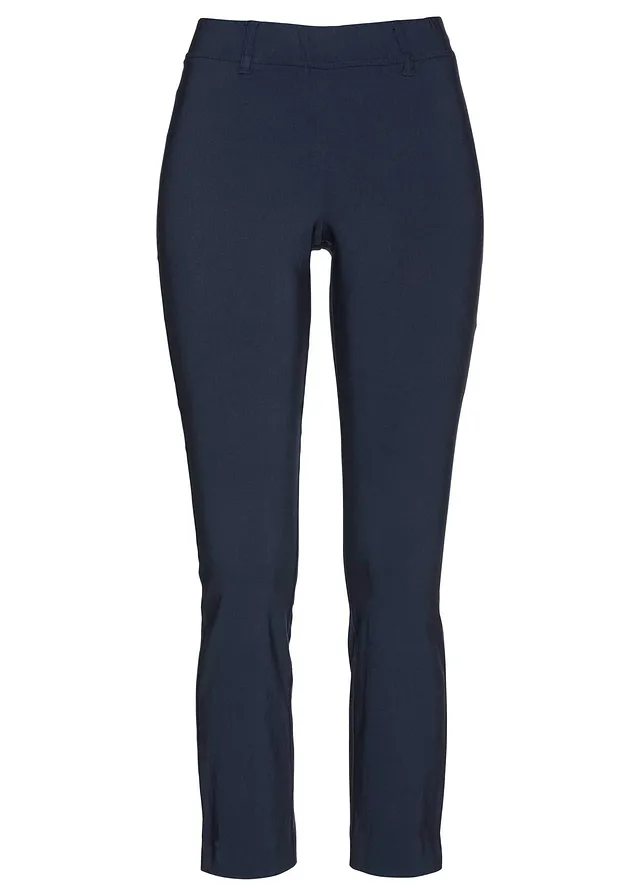 7/8 broek van bengaline • donkerblauw • bonprix online shop