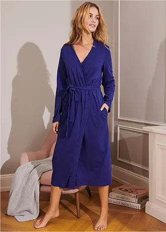 Halat baie din tricot • albastru întunecat • magazin bonprix