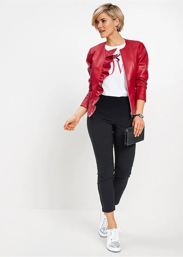 7/8 broek van bengaline • zwart • bonprix online shop