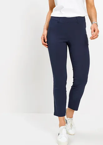 7/8 broek van bengaline • donkerblauw • bonprix online shop