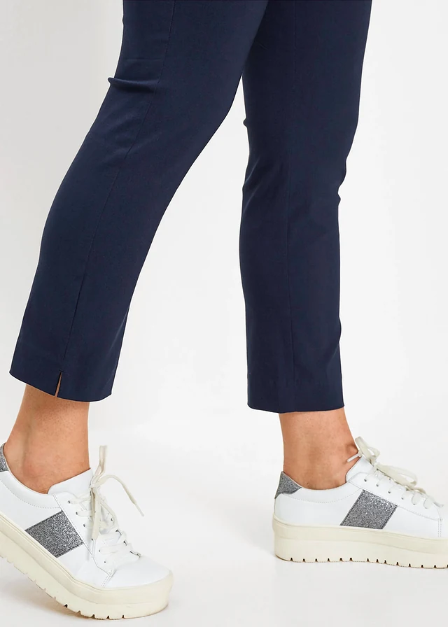 7/8 broek van bengaline • donkerblauw • product-page.page-title-suffix