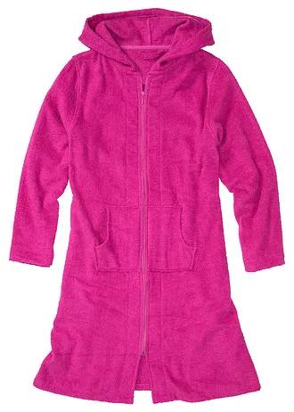 Froté župan z organické bavlny, se zipem