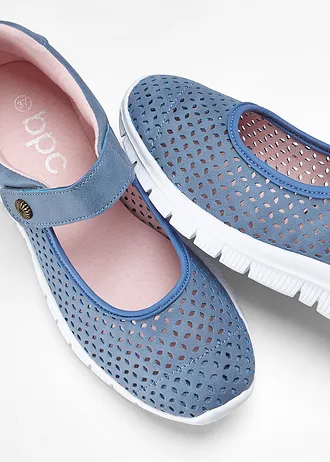 Ballerines légères à bride • bleu-rose • Boutique bonprix