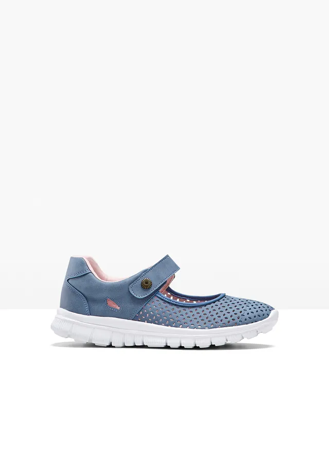 Ballerines légères à bride, Couleur: bleu-rose