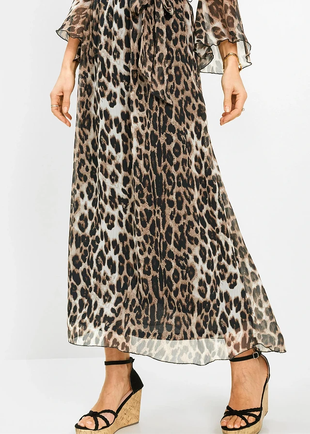 Maxi jurk met luipaardprint • lichtbruin-zwart luipaardprint • product-page.page-title-suffix