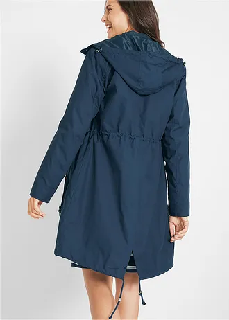 Parka met capuchon • donkerblauw • bonprix online shop