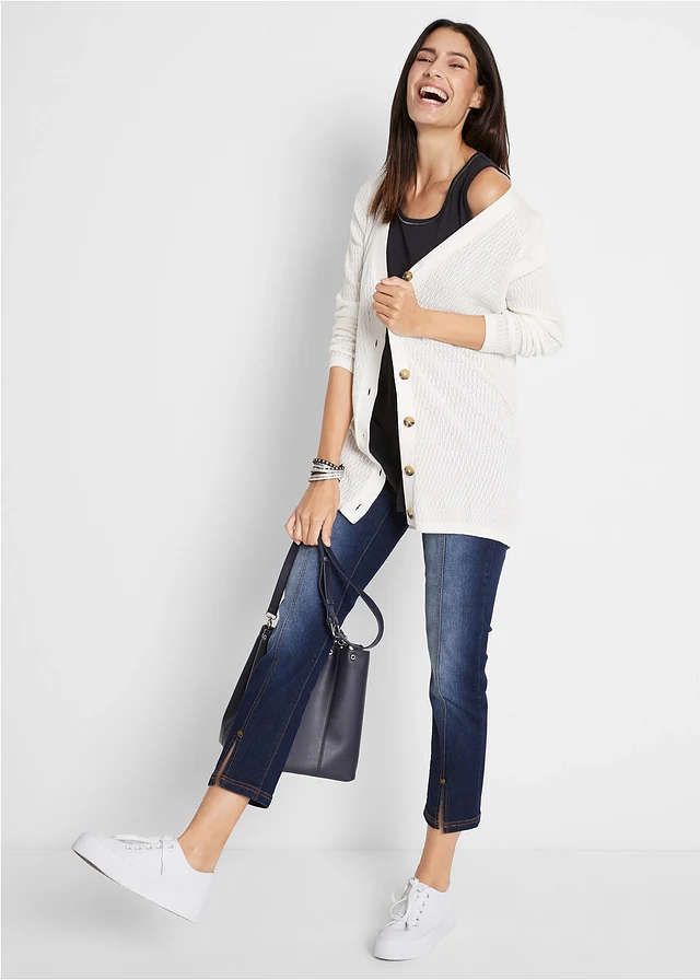 Longtop met ronde hals • zwart • product-page.page-title-suffix