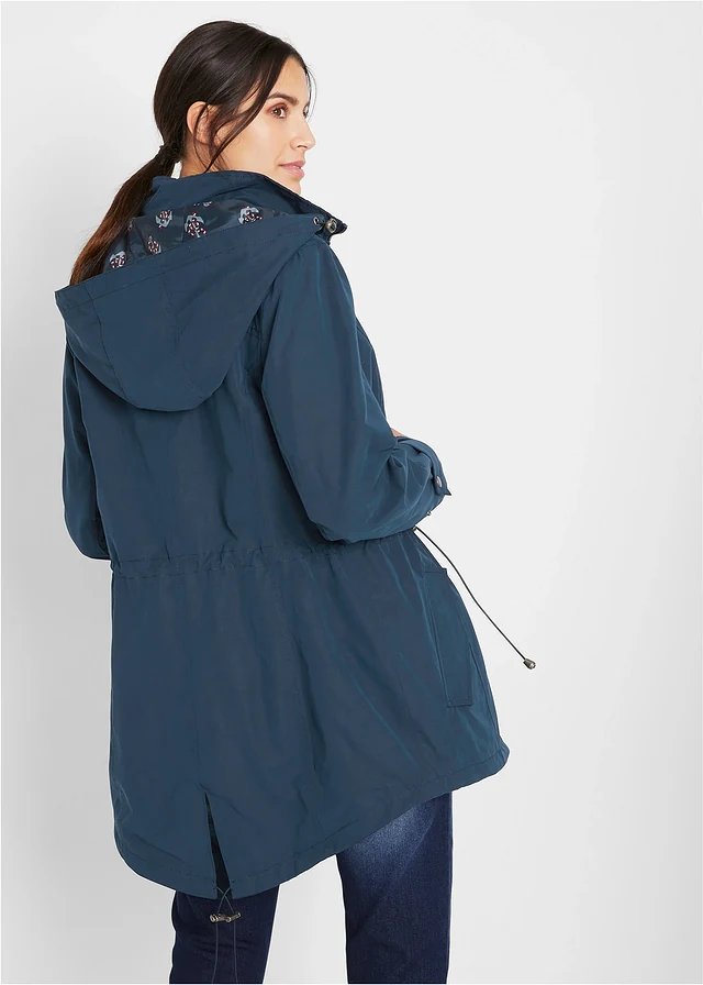 Parka, Couleur: bleu foncé
