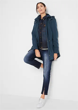 Parka, Couleur: bleu foncé