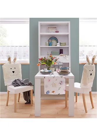 Lot de 4 housses de chaise en forme de lapin • crème • Boutique bonprix