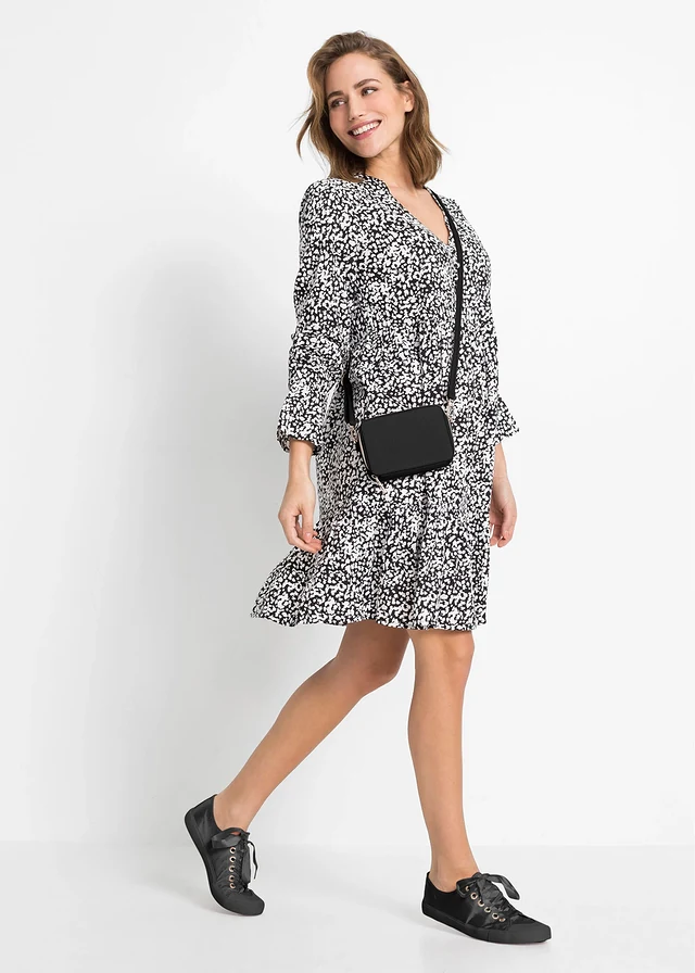 Katech Crossbody-Telefoontassen voor Dames, Kleine Schoudertas Portemonnee met kaartslot en verstelbare schouderriem, Schoudertas voor Telefoons tot 6,5 inch (Zwart