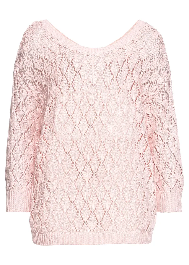 Trui van ajour • zacht roze • bonprix online shop