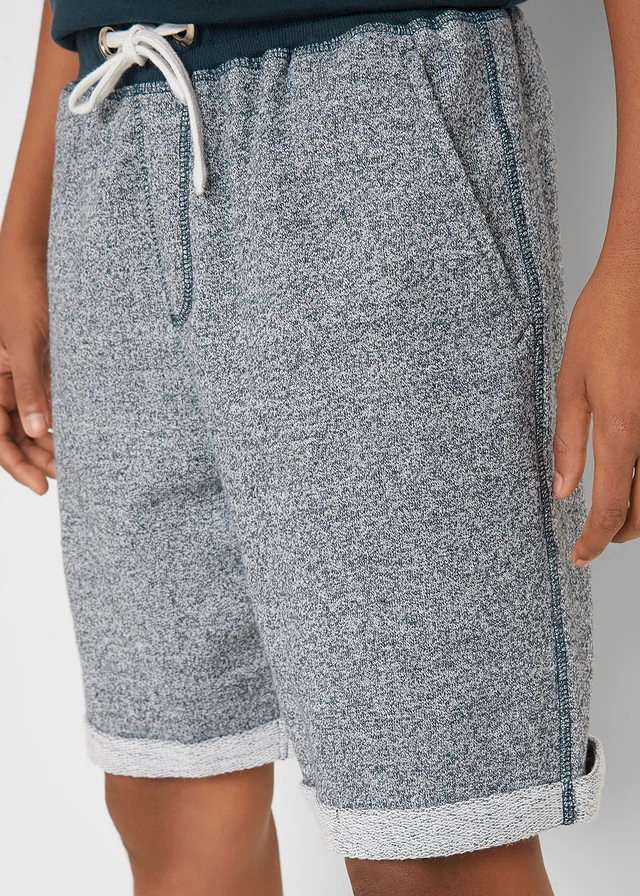 Bermuda imitation jean • bleu foncé chiné • product-page.page-title-suffix