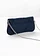 Clutch met stras, Kleur: donkerblauw