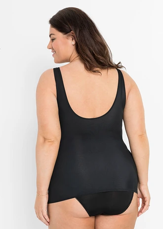 Top sculptant maintien fort, Couleur: noir