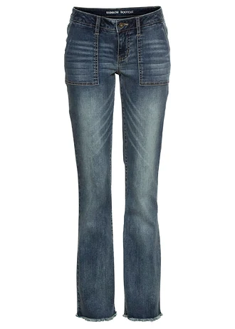 Bootcut farmernadrág • kék kőmosott • bonprix áruház