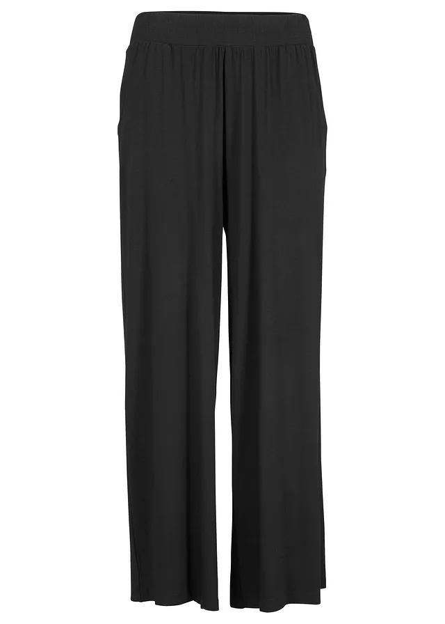7/8 jersey broek van een soepele viscosemix • zwart • bonprix online shop