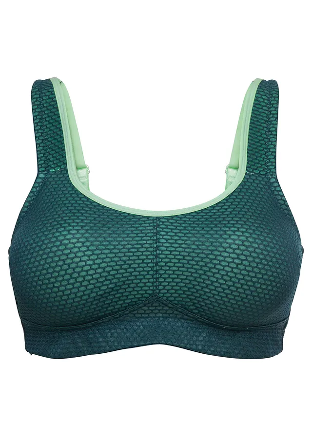 Sport bh, zeer stevig • blauwgroen-soft mint • bonprix online shop