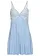 Slipdress, Kleur: lichtblauw