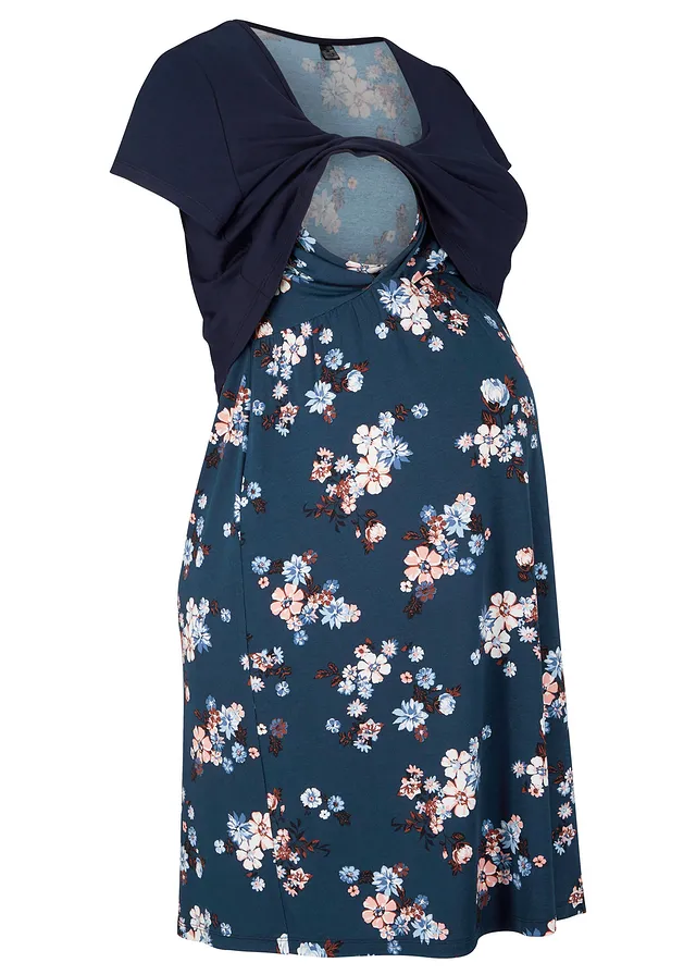 Rochie de gravide și de alăptare 2 în 1 din jerse