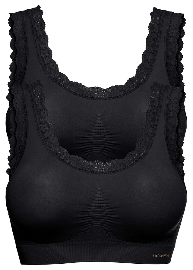 Bustieră Feel Comfort fără cusături (set/2 buc.)