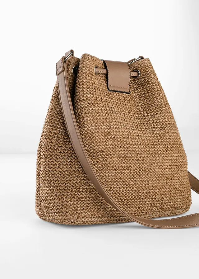 Sac bourse effet paille