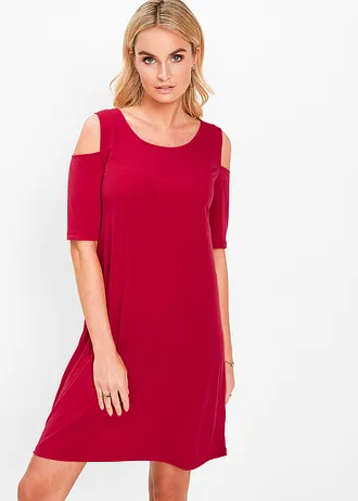 Mini jurk • granaatrood • bonprix online shop