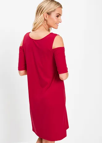 Mini jurk • granaatrood • bonprix online shop