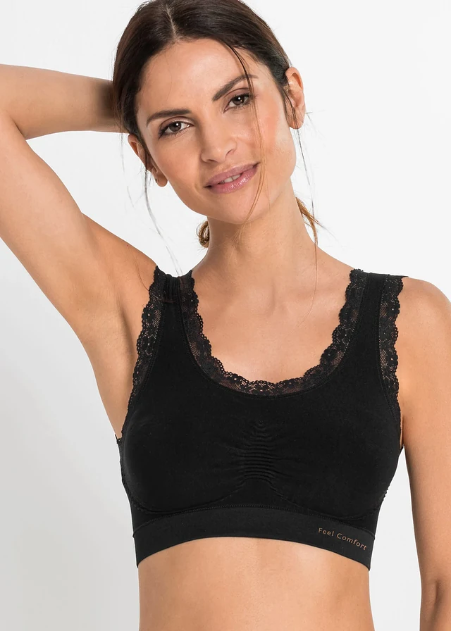 Lot de 2 brassières sans coutures Feel Comfort