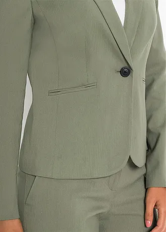 Blazer à poches passepoilées, petite stature • olive • Boutique bonprix