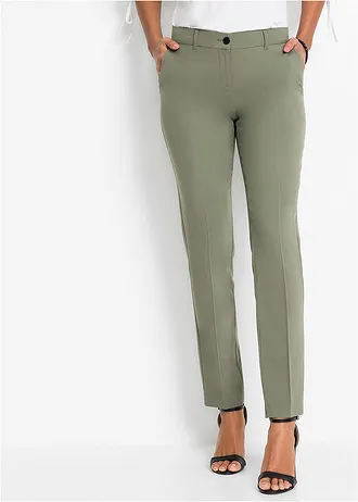Pantalon de tailleur, taille courte • olive • Boutique bonprix