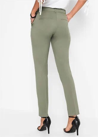Pantalon de tailleur, taille courte • olive • Boutique bonprix