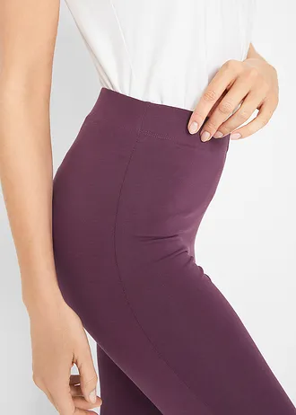 Legginsy rybaczki z wygodną talią • czarny bez • sklep bonprix